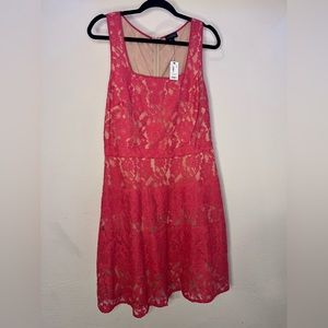 BRAND NEW, NEVER WORN, TAGS on! Coral dress size 12 from Limited.